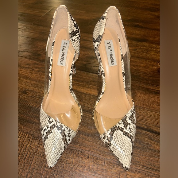 Steve Madden Snake Skin Heels - Picture 2 of 3